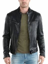 Mens Sheep Leather Jacket